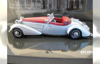 HORCH 855 Special Roadster (1938), silver / red