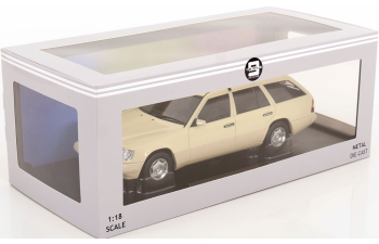 MERCEDES BENZ E-class (s124) T-model Sw Station Wagon German Taxi (1995), Ivory