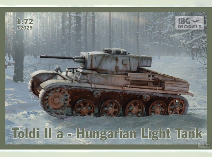 Сборная модель Венгерский легкий танк TOLDI IIa