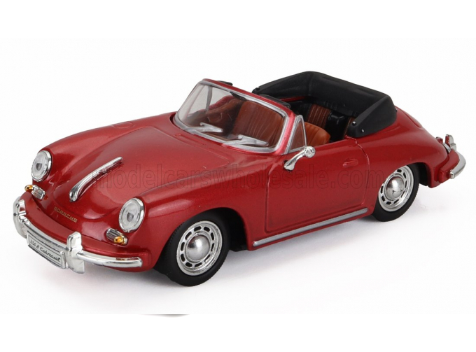 PORSCHE 356b Cabriolet Spider (1959), Red Met