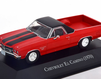 CHEVROLET El Camino (1970), red / black