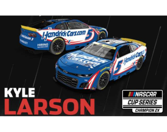 Chevrolet #5 Kyle Larson *Hendrick Motorsports.com*, blue/white/red 2025