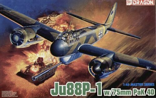 Сборная модель Ju 88P-1 w/75mm PaK 40