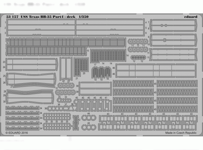 Фототравление для USS Texas pt. 4 deck