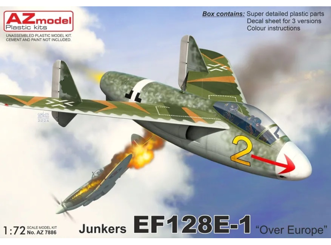 Сборная модель Junkers EF 128E-1 Over Europe
