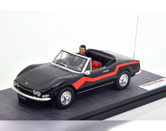 FIAT Dino 2.4 Spider from the movie Fun Is Beautiful, Enzo (1980), black red