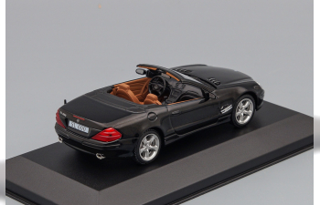 MERCEDES-BENZ SL 600 (2003), Mercedes-Benz Offizielle Modell-Sammlung 52, black