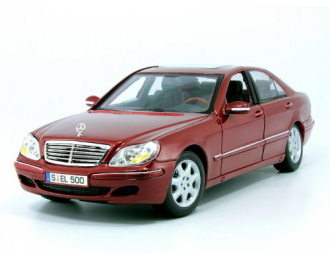 MERCEDES-BENZ S-klasse W220 рейсталинг, красный