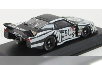 LANCIA Beta Montecarlo Silverstone 1979 N 51 Patrese, Black White