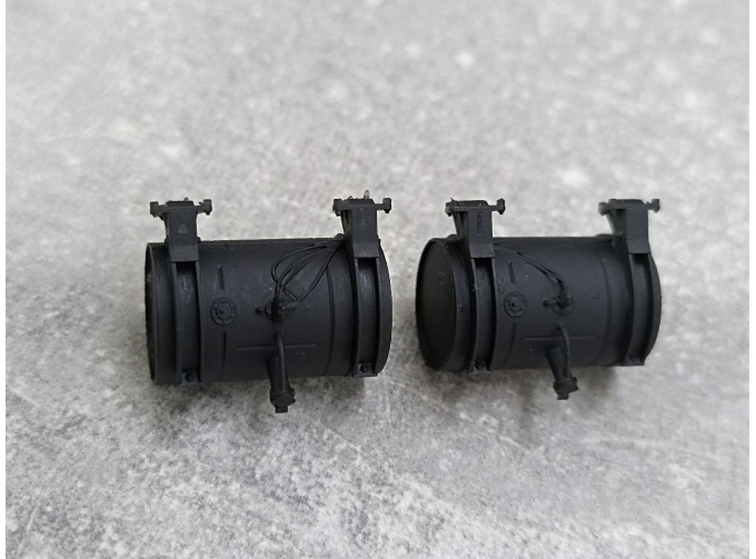 Комплект круглых баков для КрАЗ старого образца