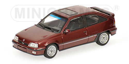 OPEL Kadett GSI (1989), red metallic