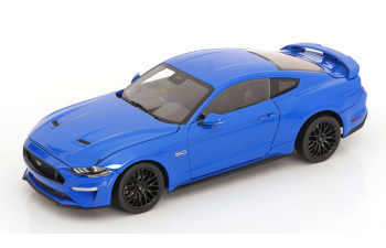 Сборная модель FORD Mustang GT with Wide Body Kit (2019), blue metallic