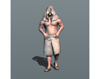 Фигурка Банщик 2, окрашенная