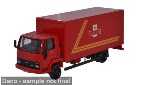 Oxford, Ford Cargo Box Van Royal Mail (1981), red