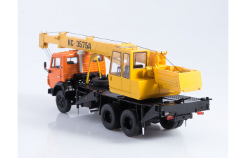 Автокран КС-3575А (53213), оранжевый / желтый