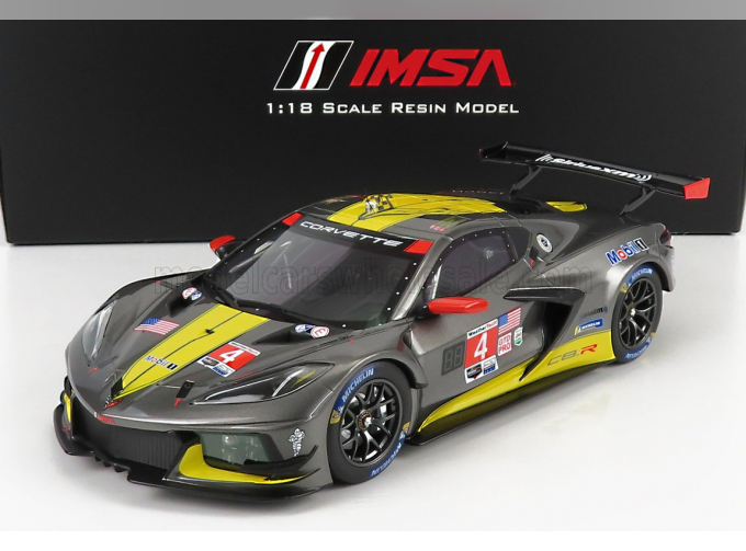 CHEVROLET C8.r 5.5l V8 Team Corvette Racing N 4 Imsa 24h Daytona T.milner - M.sorensen - N.tandy (2022), Grey Yellow