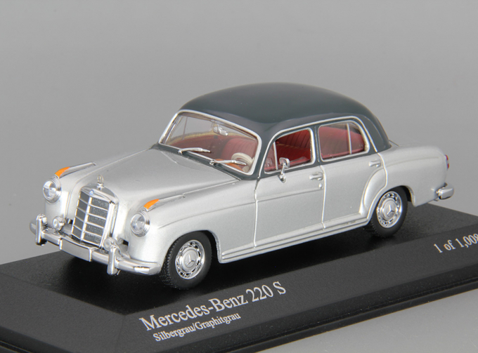 MERCEDES-BENZ 220 S W180 (1956), silver