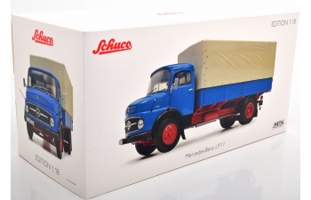 MERCEDES-BENZ L911 Truck Telonato (1966), blue beige