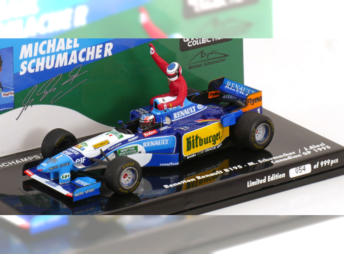 BENETTON Renault B195 Taxi GP Canada, Schumacher mit Alesi (1995)