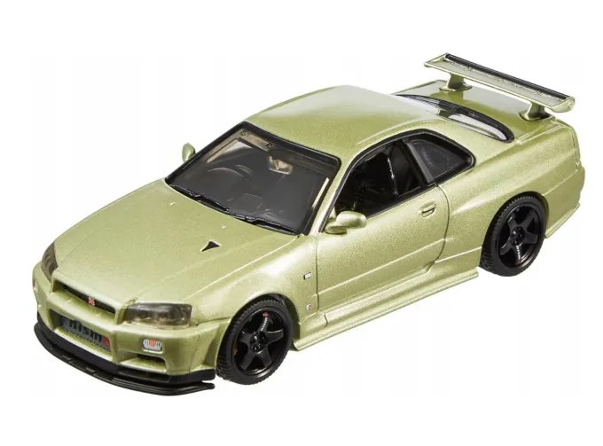 NISSAN Skyline GT-R (BNR34) V-Spec II Nismo Parts, light green metallic