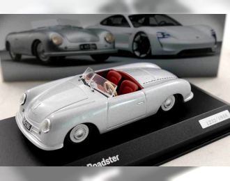 PORSCHE 356 Roadster (1948), silver