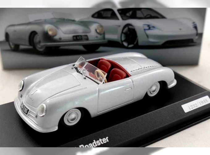 PORSCHE 356 Roadster (1948), silver