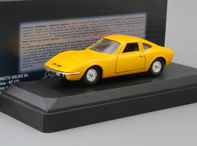 OPEL GT.1900 (1968), yellow