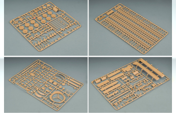 Сборная модель Российский основной боевой танк Т-80У с рабочими траками