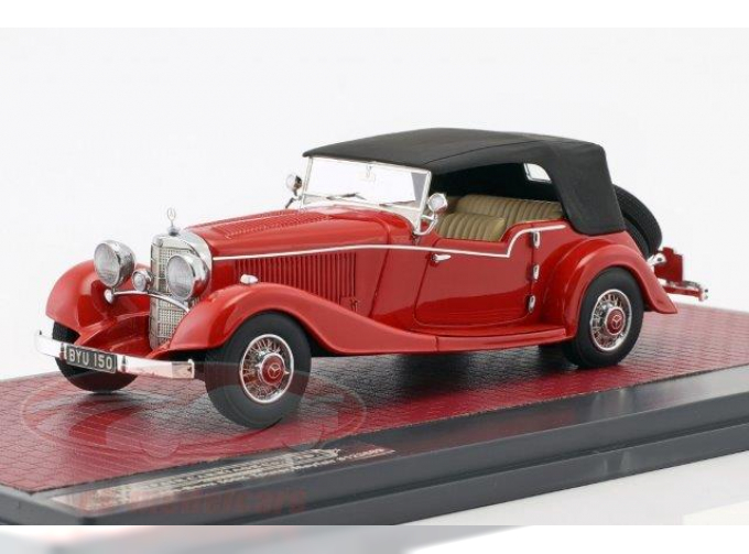 MERCEDES-BENZ 500K Tourer Mayfair #123689 (закрытый) 1934 Red