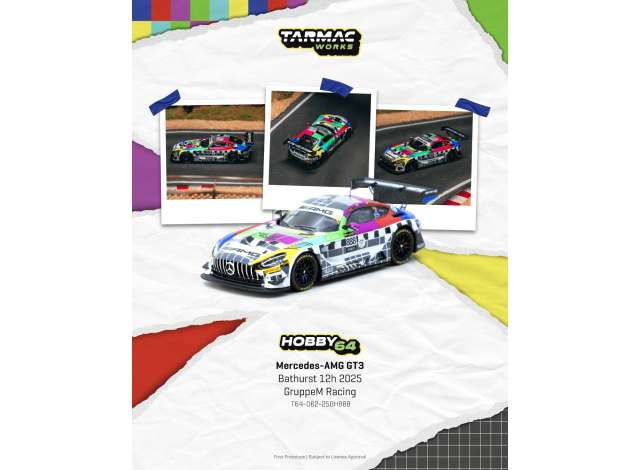 Mercedes-AMG GT3, #888 Maro Engel/MikaÃ«l Grenier/Maxime Martin Bathurst 12h 2025 GruppeM Racing, various 2025