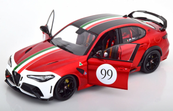 ALFA ROMEO Giulia Gtam №99 Racing (2022), Alfa Red White