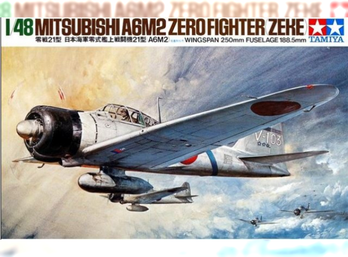 Сборная модель A6M2 Type 21 Zero Fighter