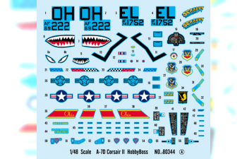 Сборная модель Самолет A-7D Сorsair II