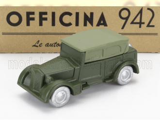 FIAT 1100 Militare Cabriolet Closed (1939), Military Green