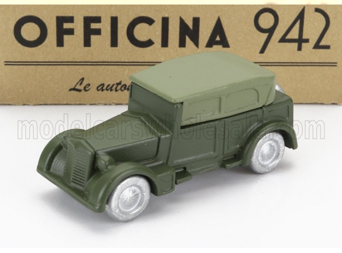 FIAT 1100 Militare Cabriolet Closed (1939), Military Green