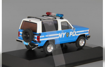 FORD Bronco II 4х4 NYPD (1989), blue / white