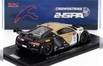 AUDI R8 Lms Gt3 Evo Ii 5.2l V10 Team Csa Racing №111 24h Spa (2024) Arthur Rougier - Steven Palette - Romain Carton - Adam Eteki, Black Beige White