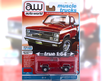 CHEVROLET Silverado K10 Stepside 4x4 (1986), red