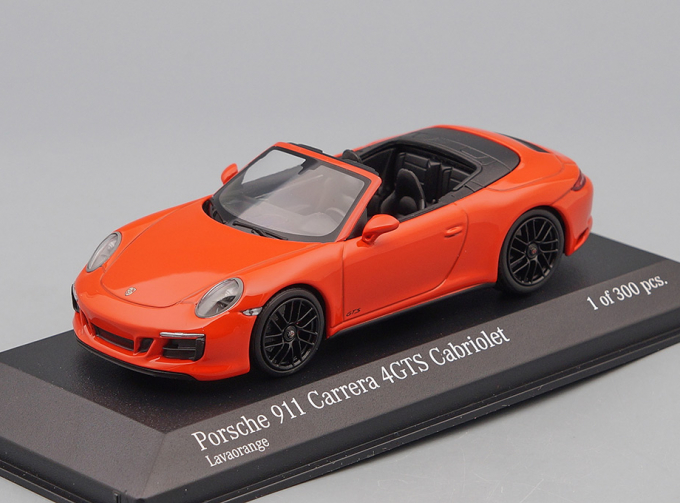 PORSCHE 911 (991.2) Carrera 4gts Cabriolet (2017), orange