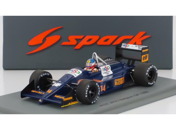 AGS F1 Jh23 N 14 Belgium Gp (1988) Philippe Streiff, Blue Orange White