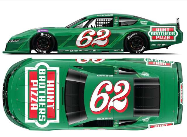 CHEVROLET Late Model #62 Keelan Harvick *Hunt Brothers Pizza*, green 2025