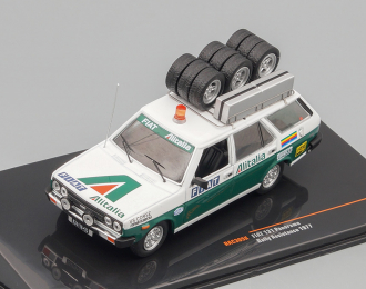 FIAT 131 Panorama техничка "Fiat Alitalia Team" с багажником и колесами на крыше 1979