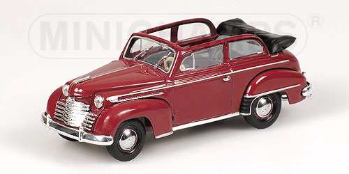 OPEL Olympia Cabriolet (1952), dark red