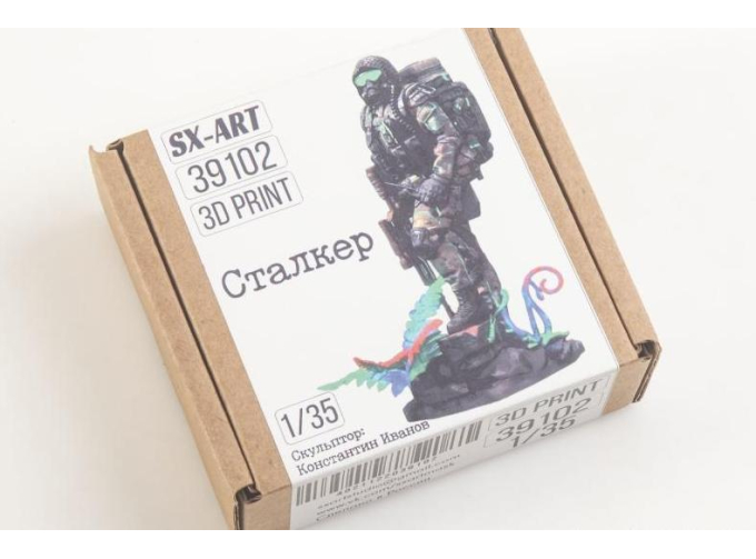 Сборная модель фигурка Сталкер
