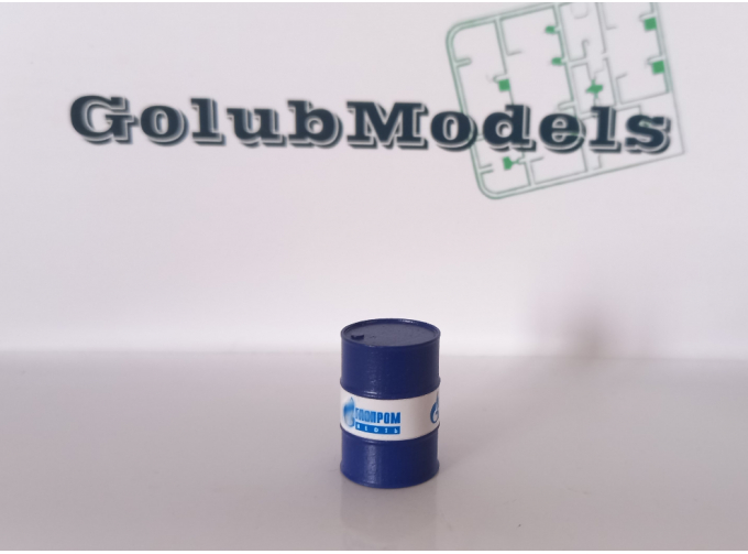 Бочка 200л. с логотипом газпром (1 шт)