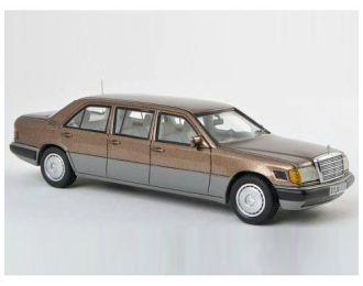 MERCEDES-BENZ W124 Lang 1990, Brown Metallica