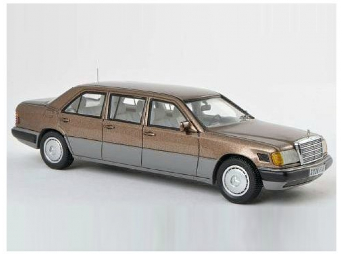 MERCEDES-BENZ W124 Lang 1990, Brown Metallica