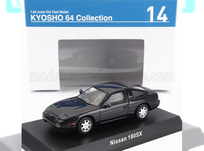 NISSAN 180sx Coupe (1990), Dark Grey Met