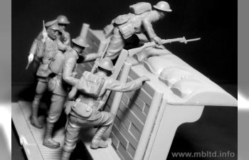 Сборная модель Британская пехота перед атакой