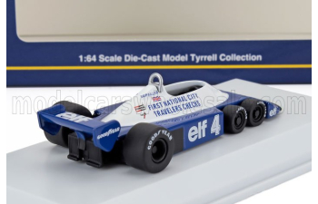 TYRRELL F1 P34/2 Elf 6 Wheeler №4 Season (1977) Patrick Depailler, Blue White